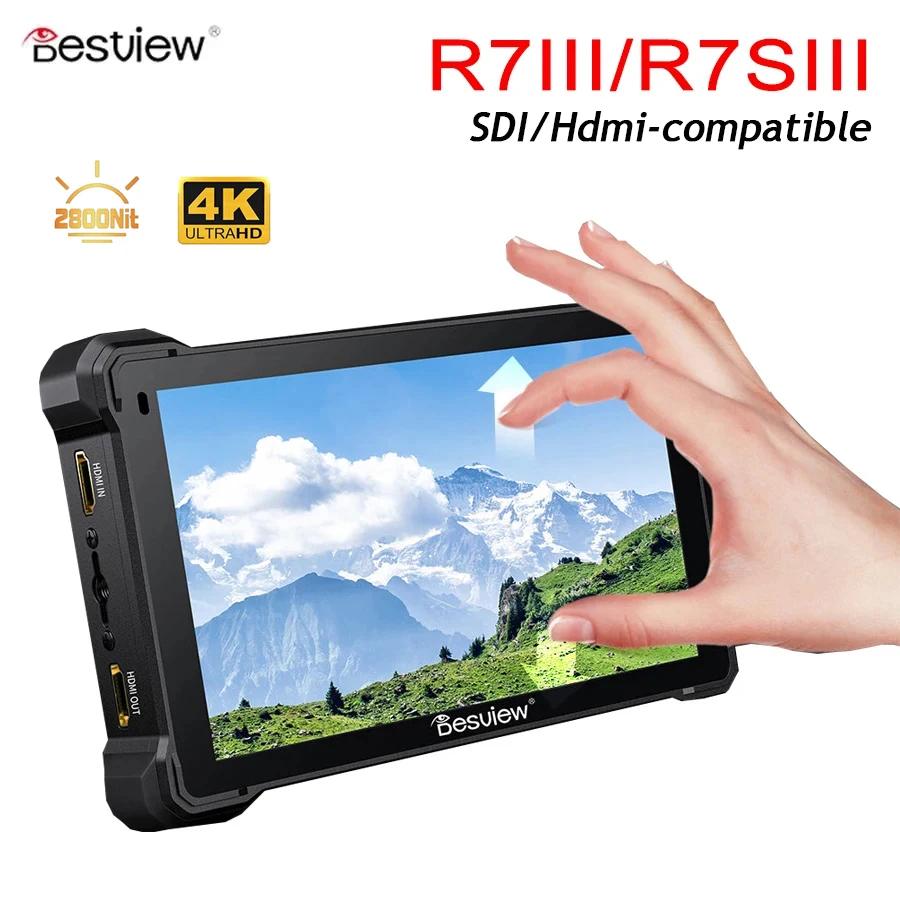 Desview Besview R7III R7SIII ī޶ , UHB ġ ũ, Ǯ HD IPS, 4K Ǯ , 7 ġ ī޶ , 2800nits